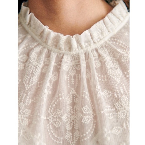 Sézane Valentine Blouse Sz 38 - Picture 3 of 12